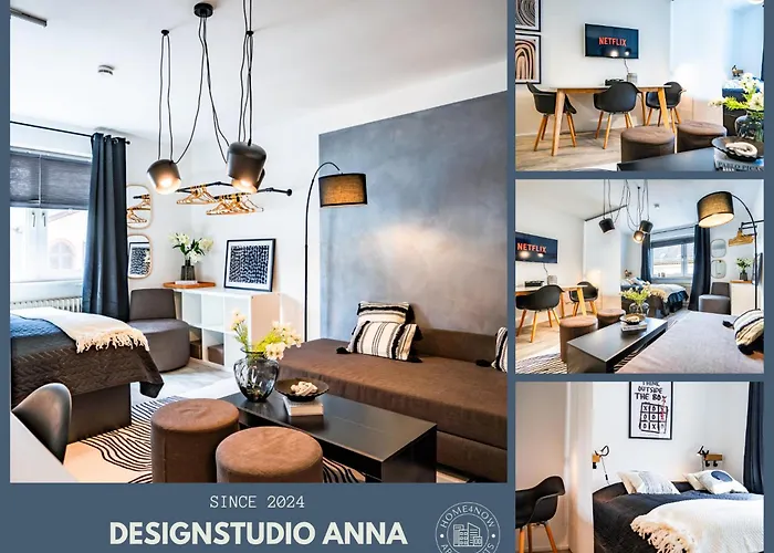 Deluxe Designstudio - Zentral - 3 Personen - Smart Tv - Wifi - Kueche